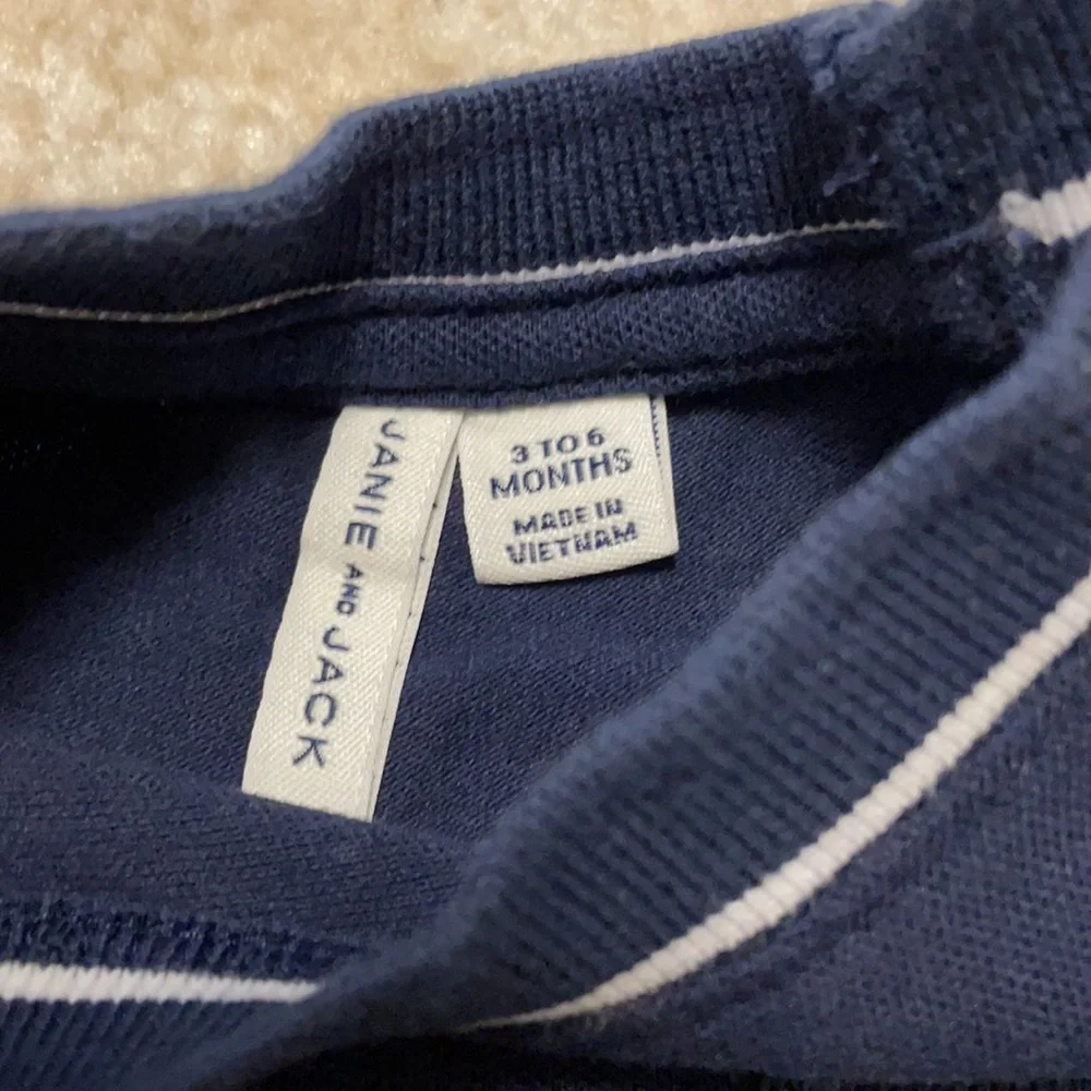 Trendy baby boy Old Navy jeans and Janie and Jack shirt sleeved shirt!
